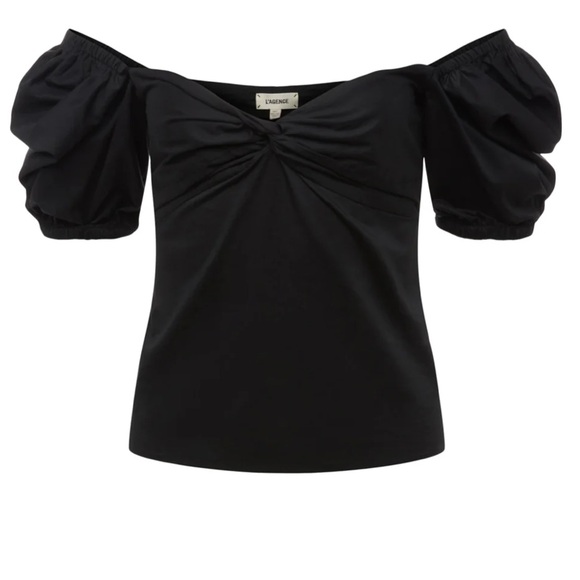 L’AGENCE Gemini Top black. Size Large. New with tags! - Picture 4 of 10